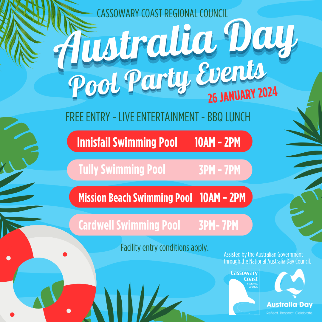 Australia Day 2024   Pool Party Events  