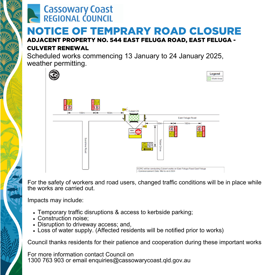 Closure East Feluga